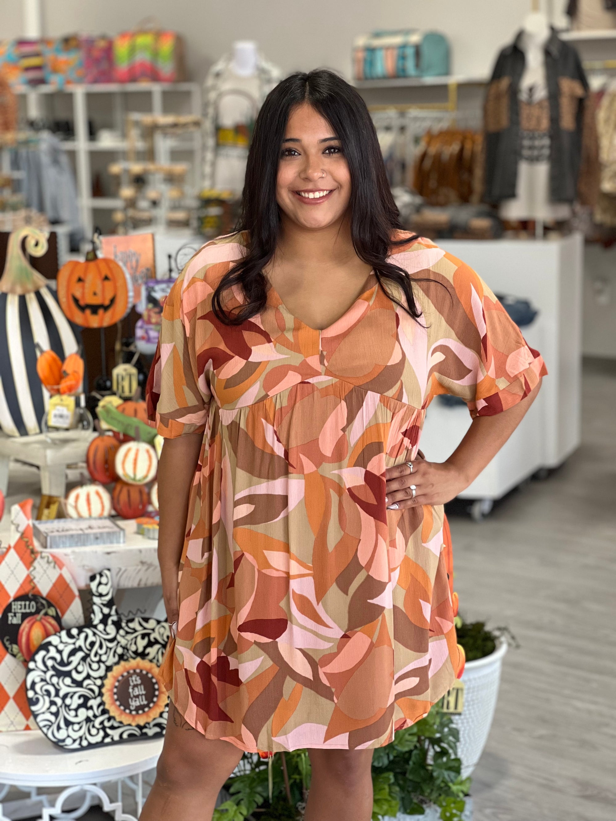 PUMPKIN FALL DRESS