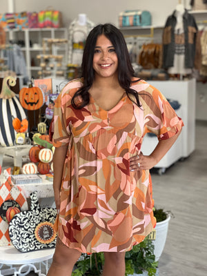 PUMPKIN FALL DRESS