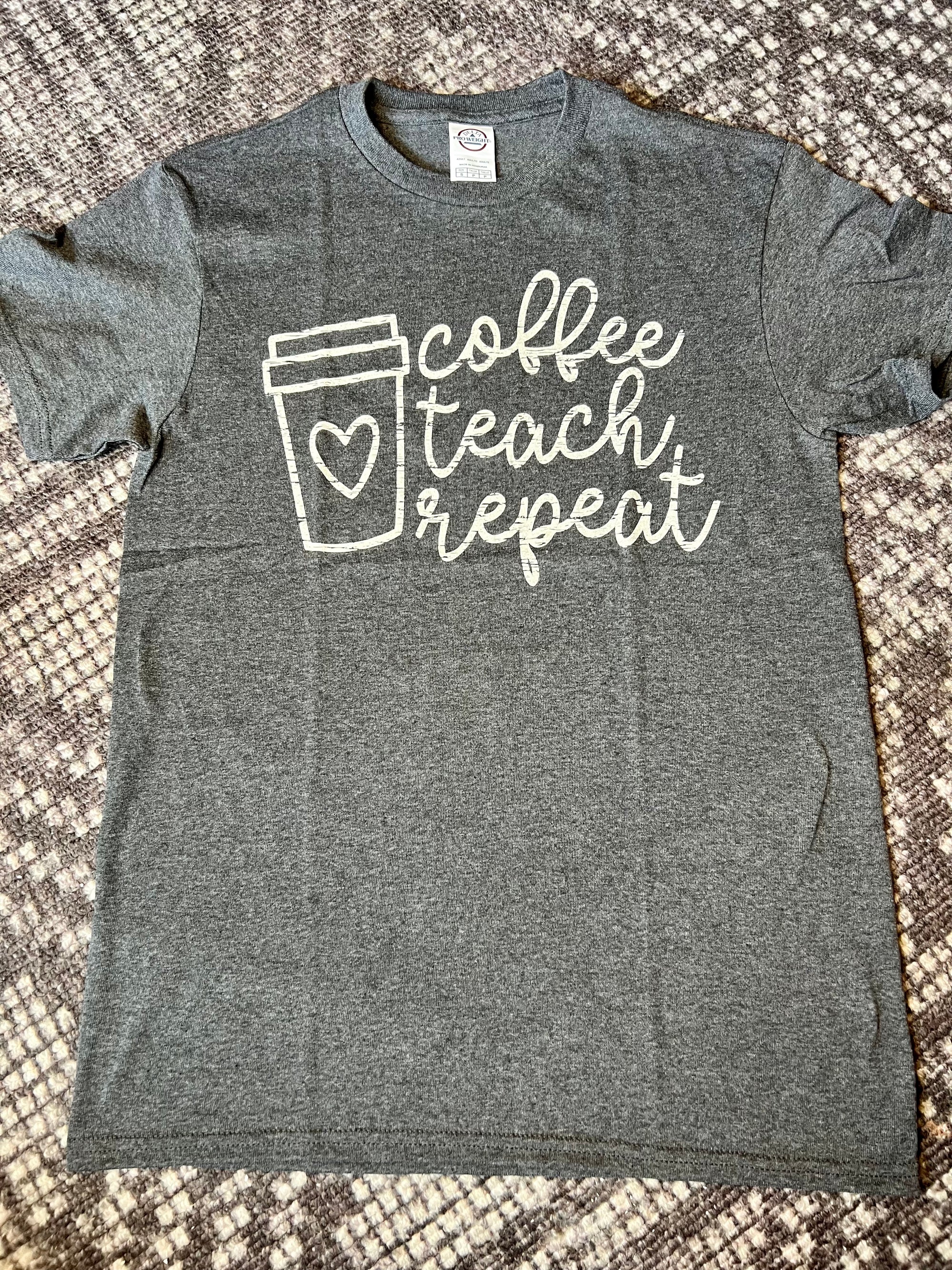 COFFEE TEACH REPEAT TEE