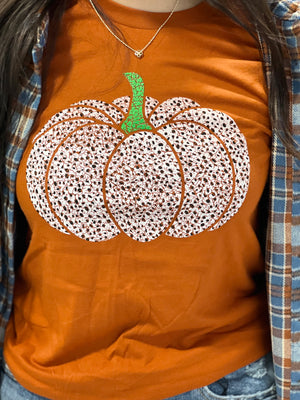 SPOTTED PUMPKIN TEE