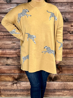 RAVEN CHEETAH SWEATER