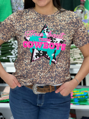 LEOPARD COWBOY STAR TEE