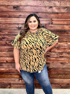 MCKENZIE ZEBRA TOP