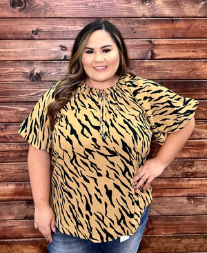 MCKENZIE ZEBRA TOP