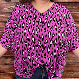 PURPLELICIOUS LEOPARD TOP