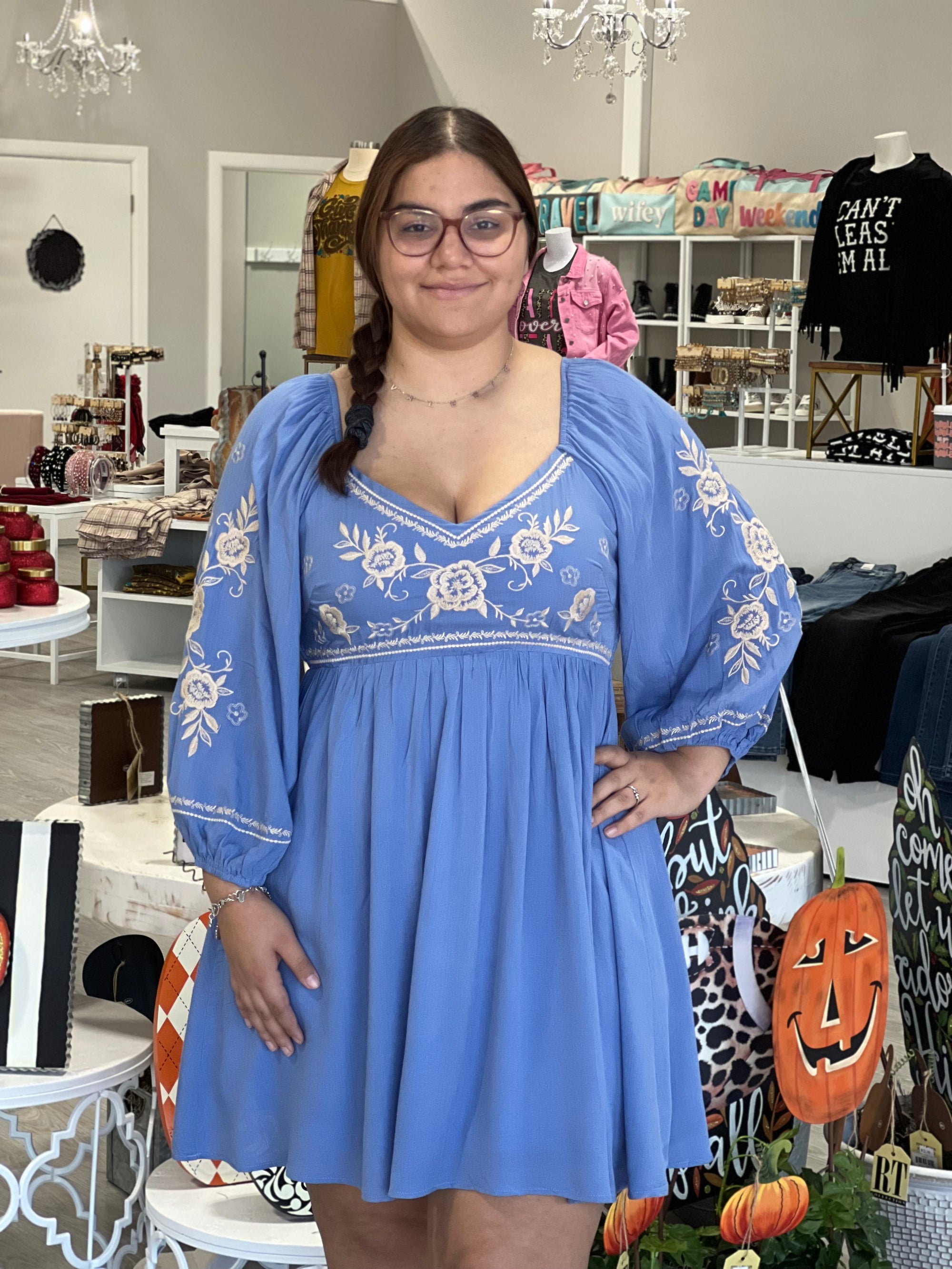 LUPE BLUE DRESS