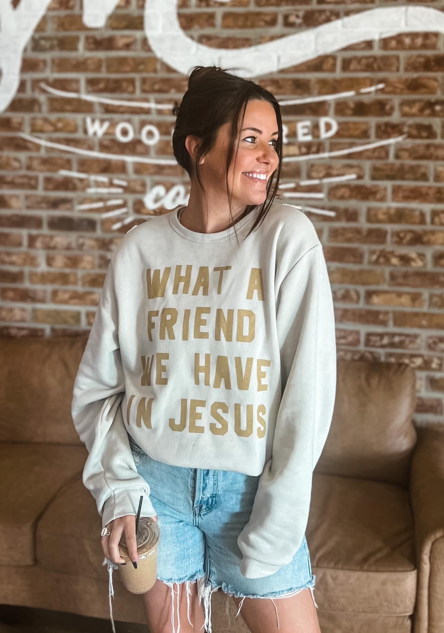 FRIEND WE HAVE IN JESUS FLEECE