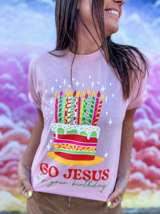 GO JESUS ITS YOUR BIRTHDAY TEE