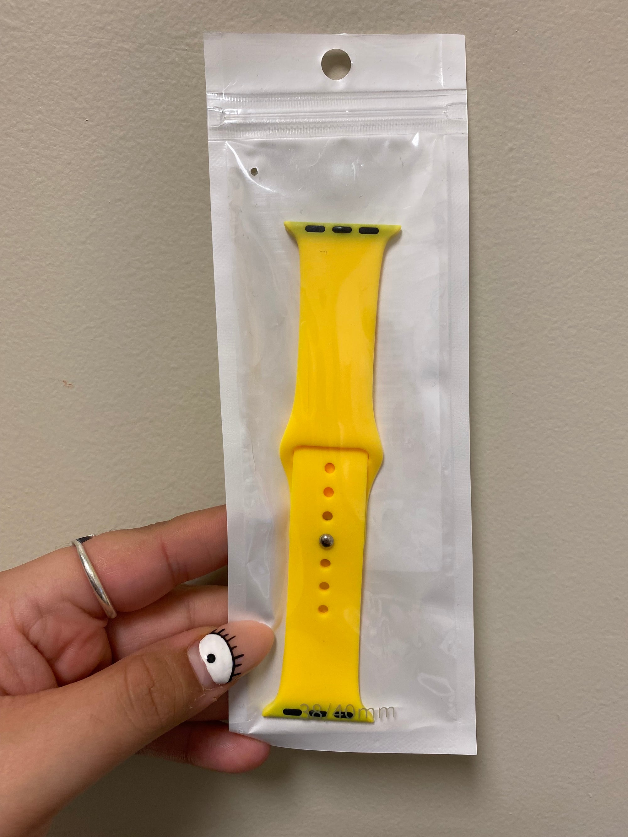 BRIGHT YELLOW WATCH BAND