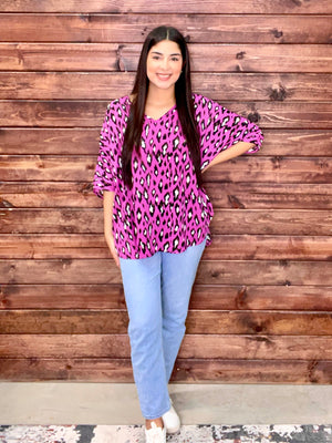 PURPLELICIOUS LEOPARD TOP