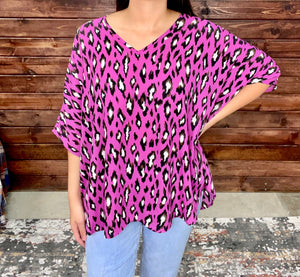 PURPLELICIOUS LEOPARD TOP