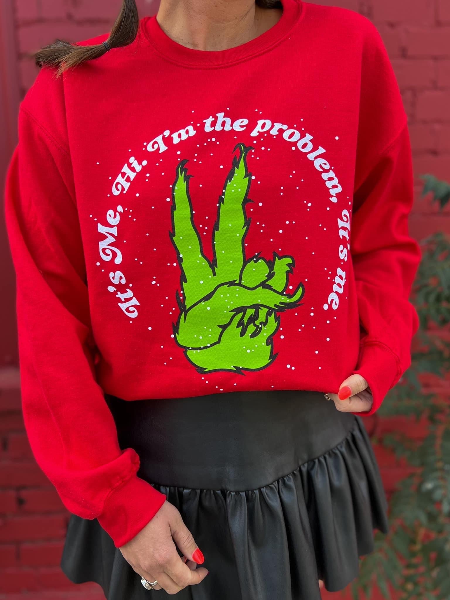 PROBLEM GRINCH SWEATER