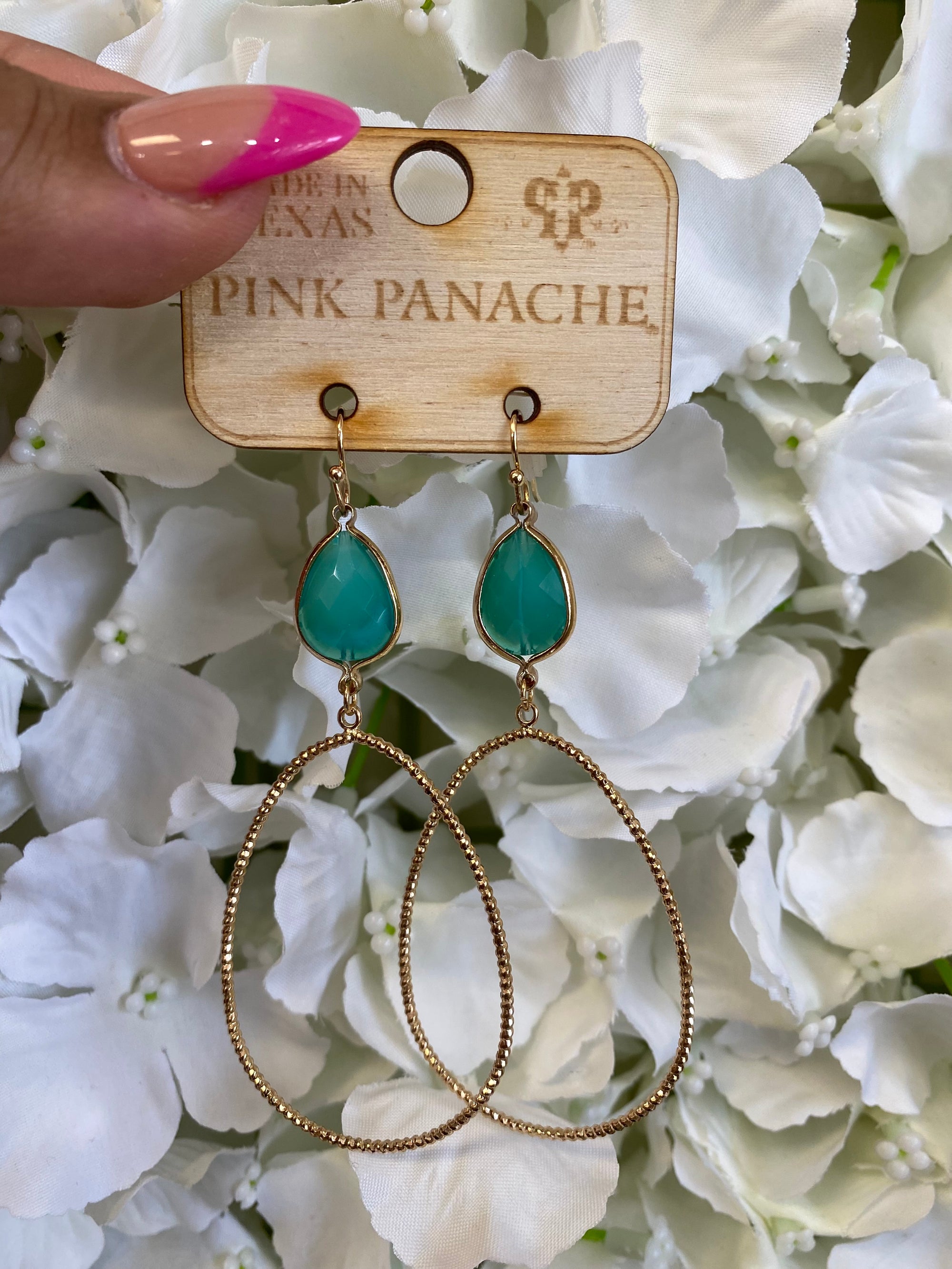 SUSAN PINK PANACHE DANGLE