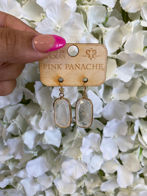 OPAL STONE PINK PANACHE DANGLES