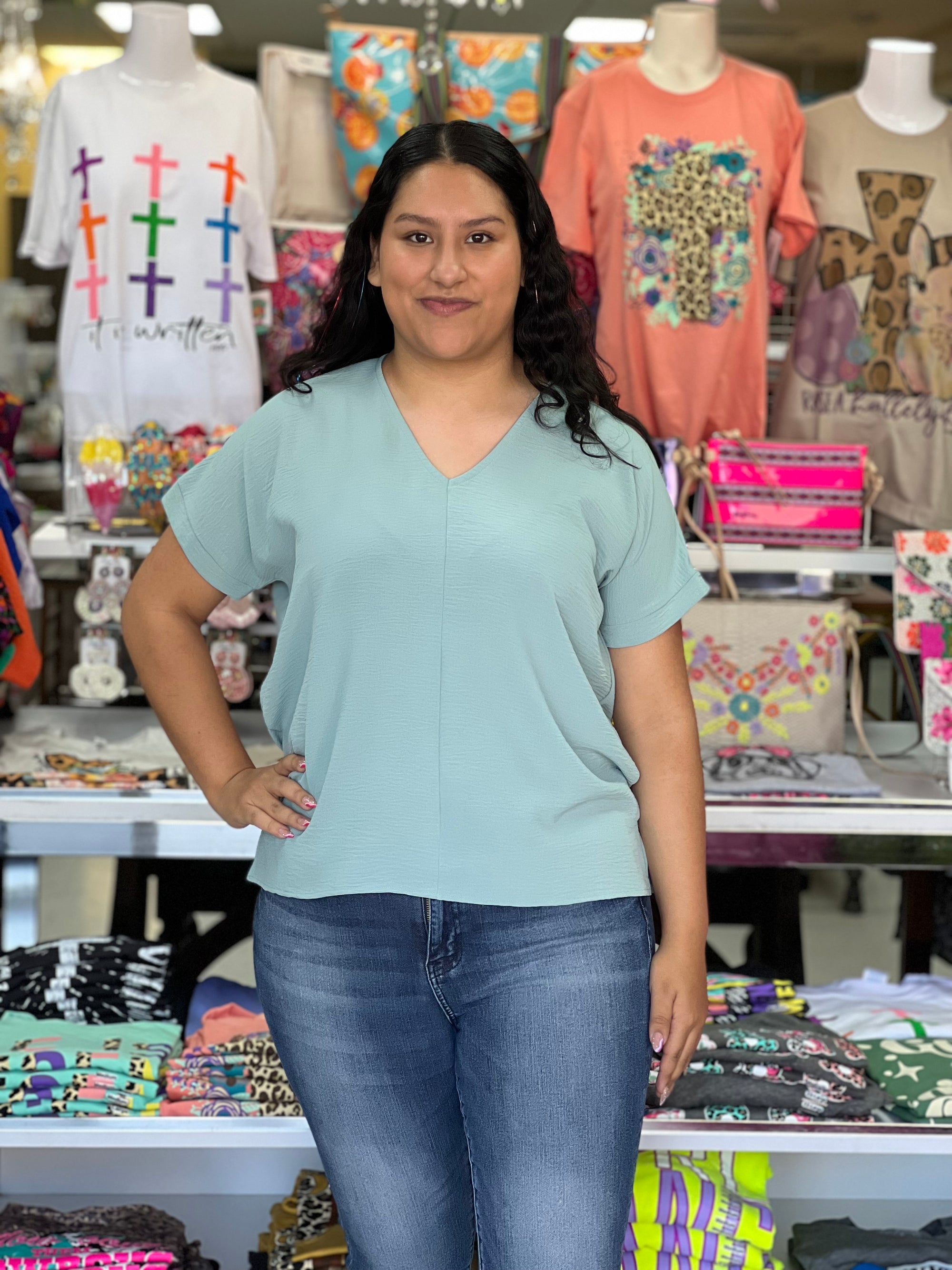 SPRING MINT TOP