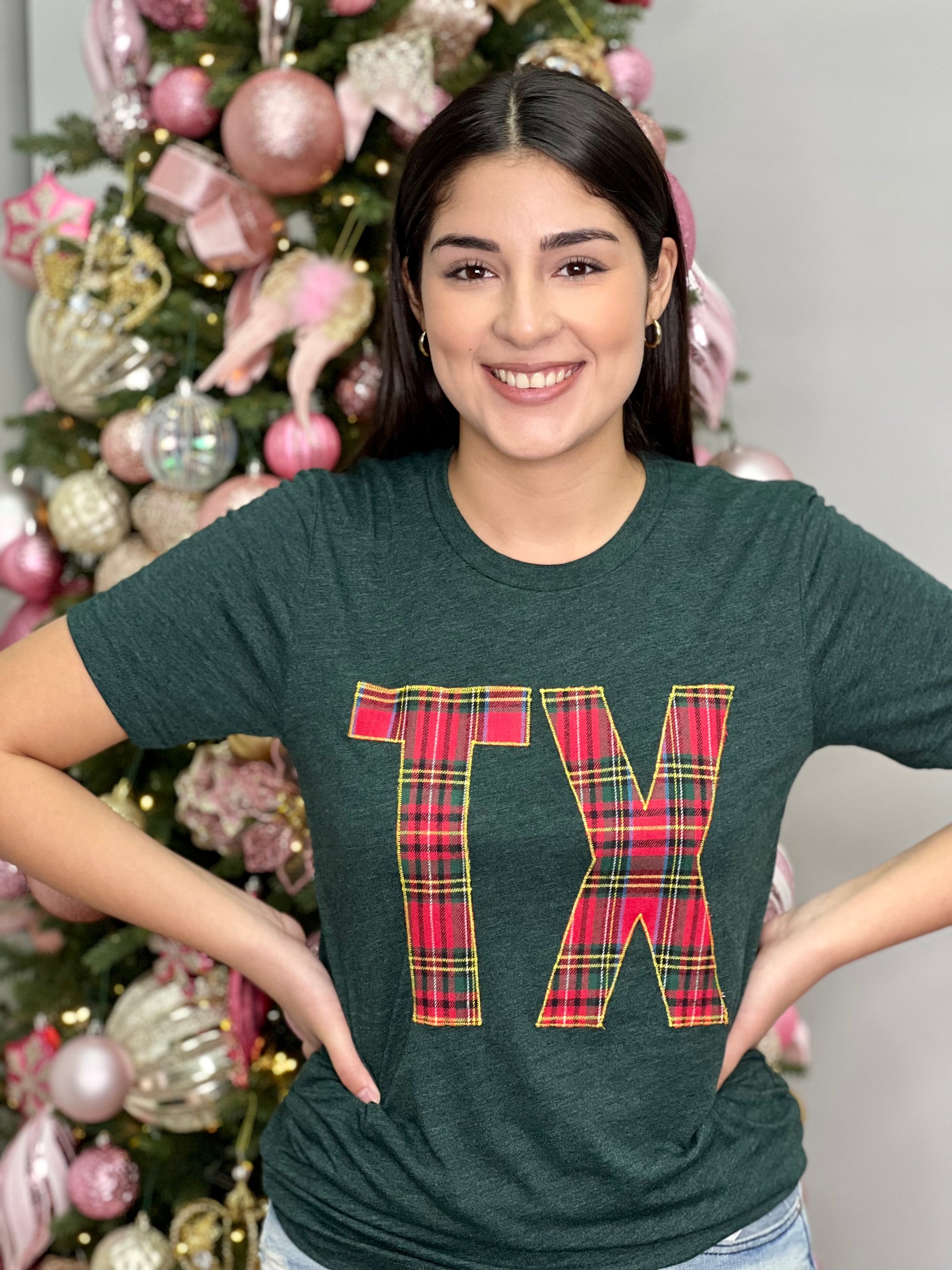 TARTAN TX EMERALD TEE