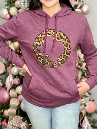 TX MAROON HOODIE