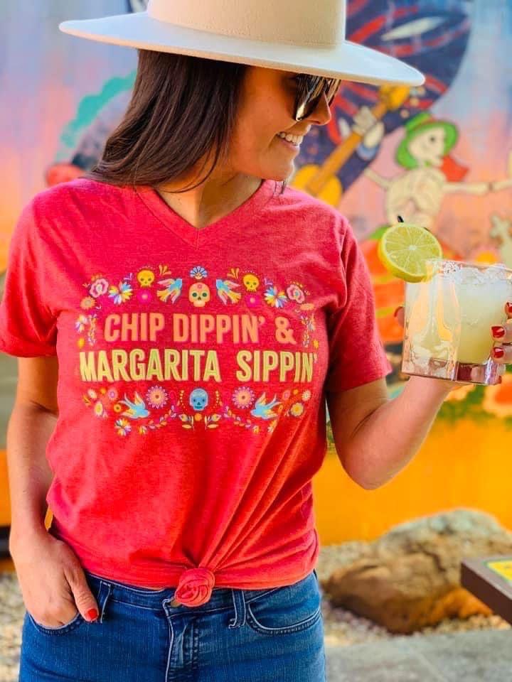 CHIP DIP MARGARITA SIPPIN TEE