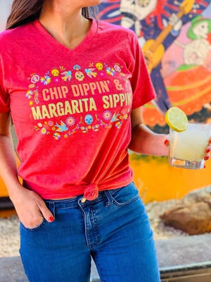 CHIP DIP MARGARITA SIPPIN TEE