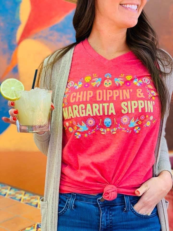 CHIP DIP MARGARITA SIPPIN TEE