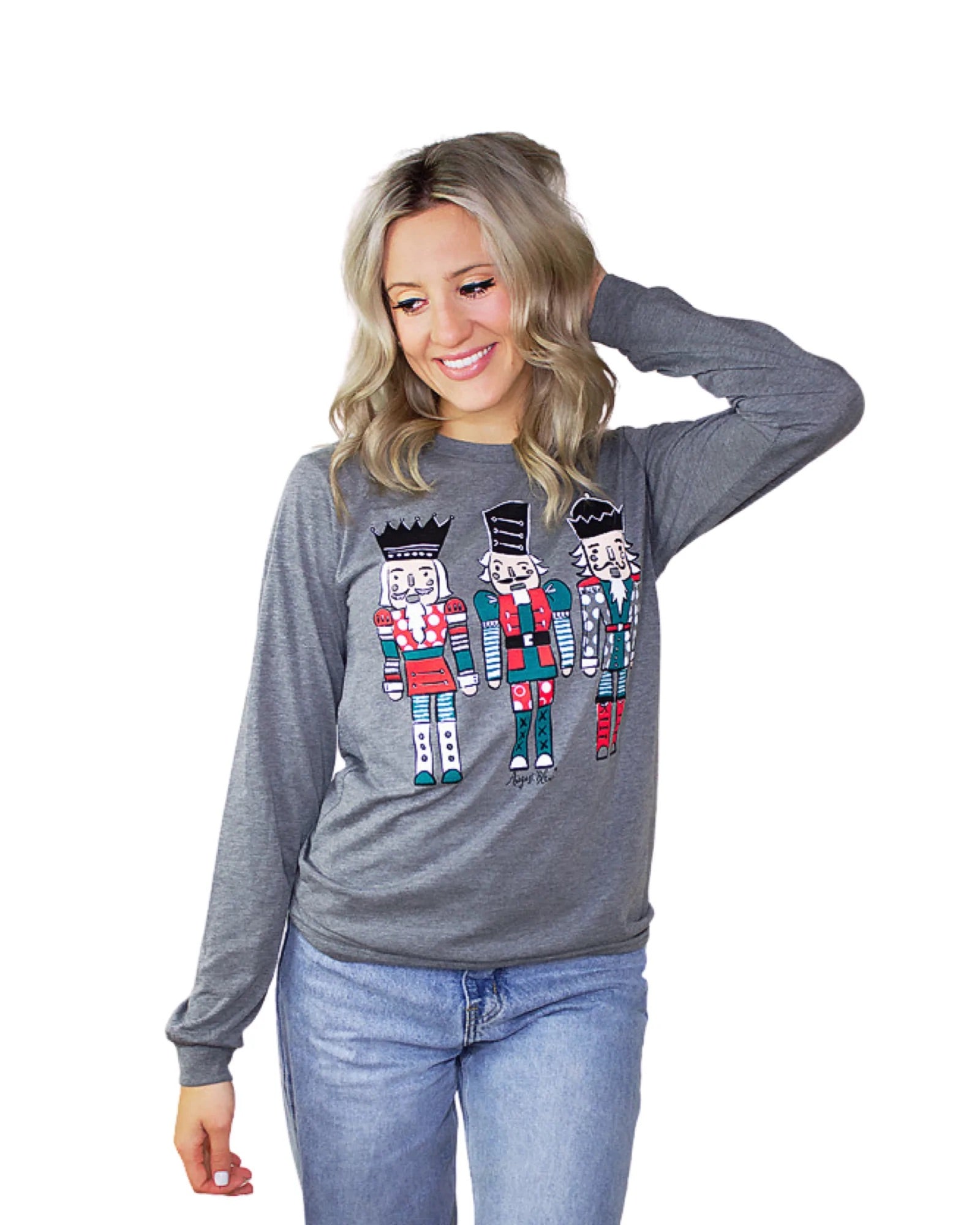 NUTCRACKER GREY LONG SLEEVE