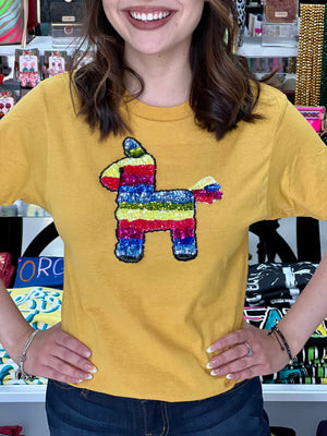 SEQUIN PINATA TEE