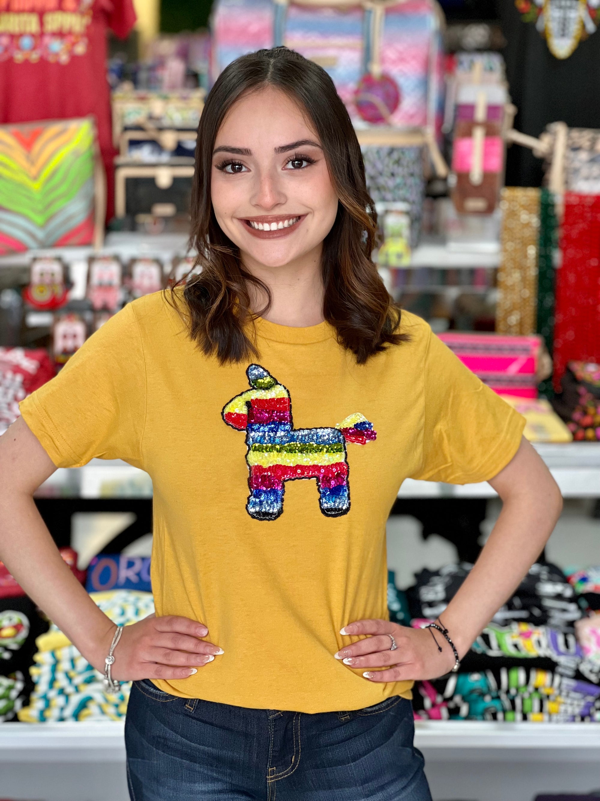 SEQUIN PINATA TEE