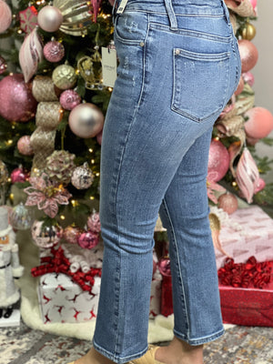 ANGIE MID RISE DEMI BOOTCUT JUDY BLUE JEANS