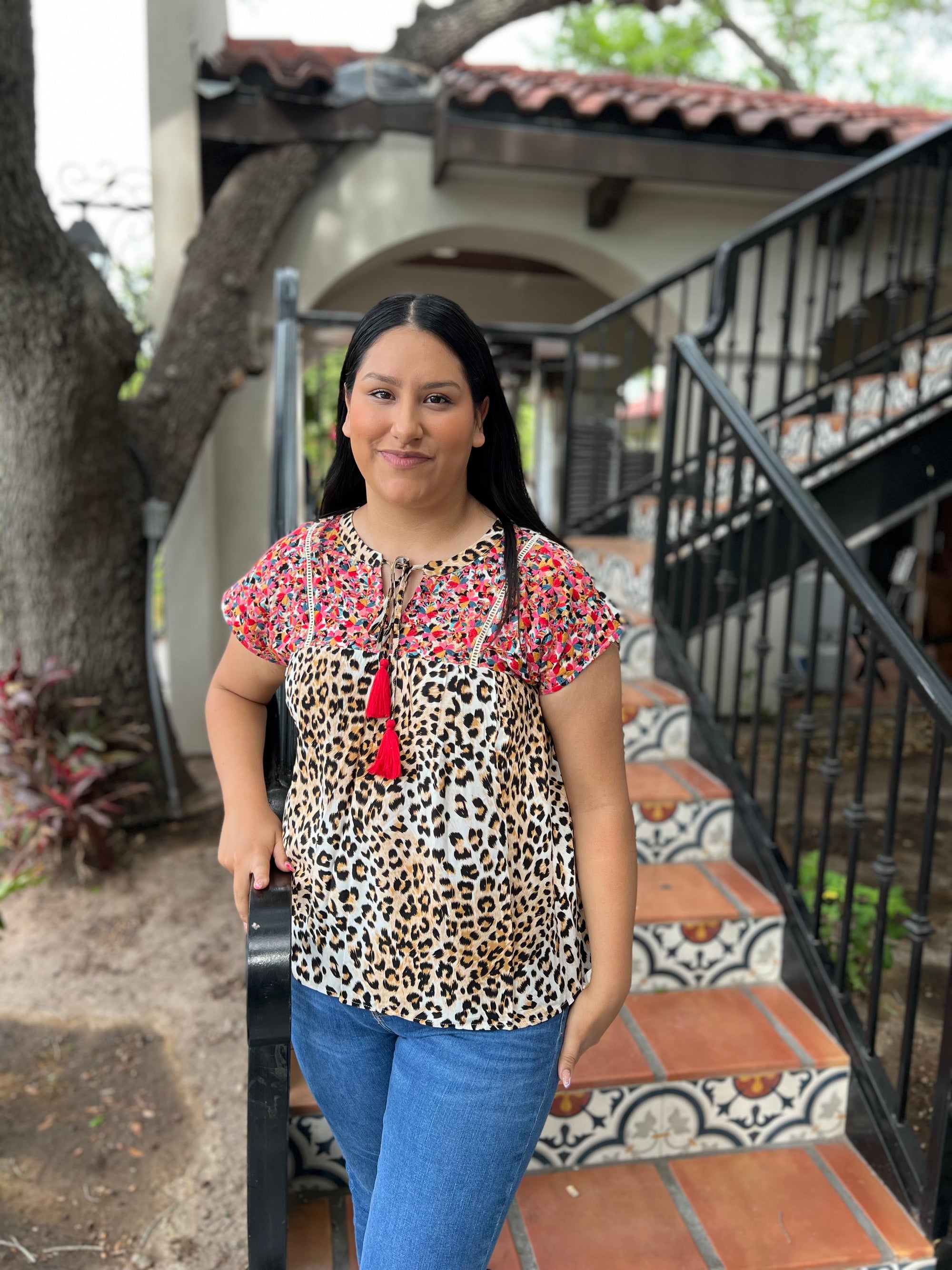 LEOPARD PIÑATA TOP