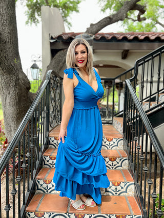 JENIKA BLUE DRESS