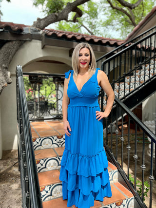 JENIKA BLUE DRESS