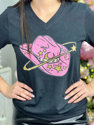 COSMIC COWGIRL HAT TEE