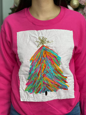 MAVIS MULTI COLOR TREE SWEATER