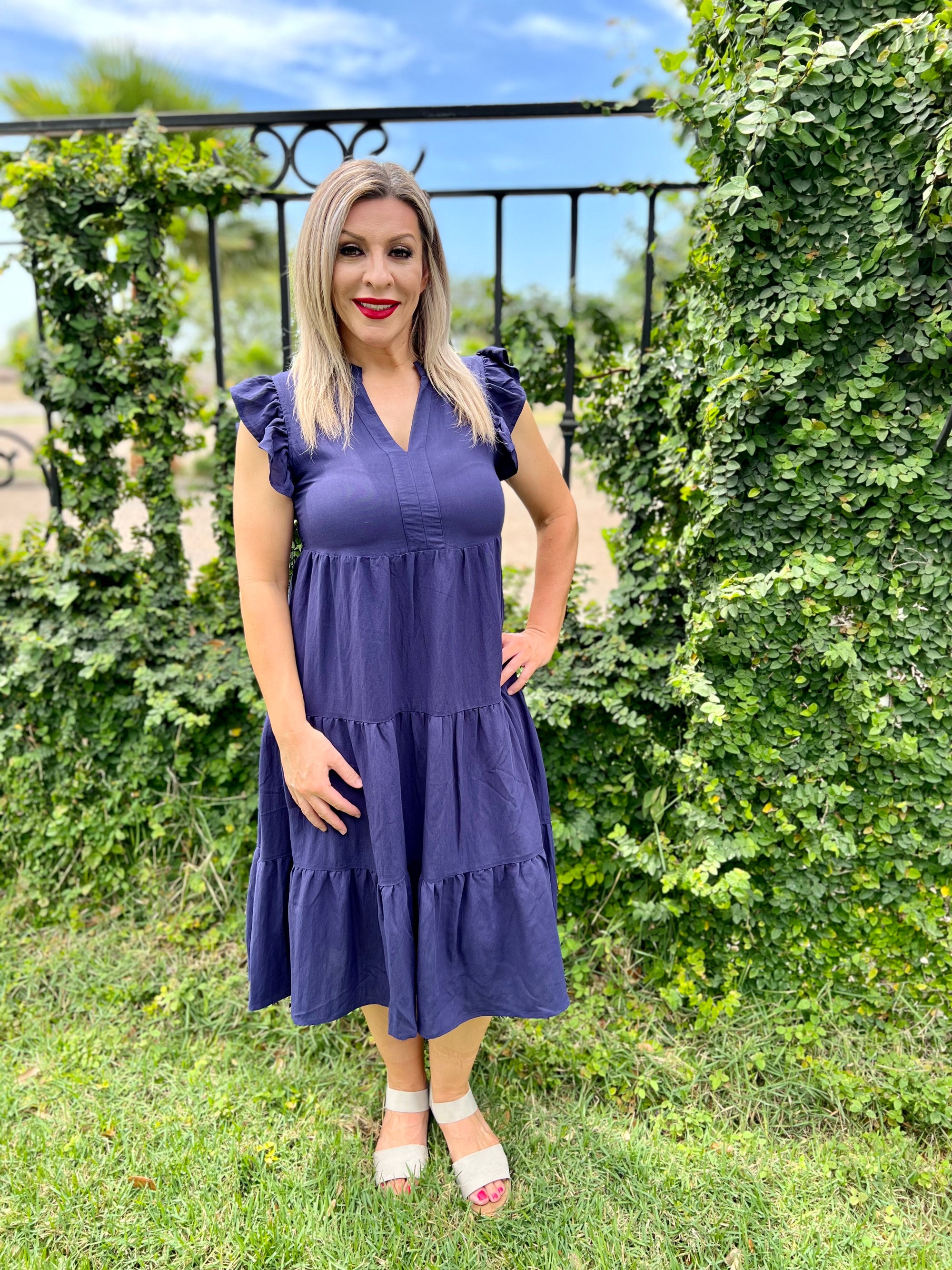 TRUE NAVY BLUE DRESS