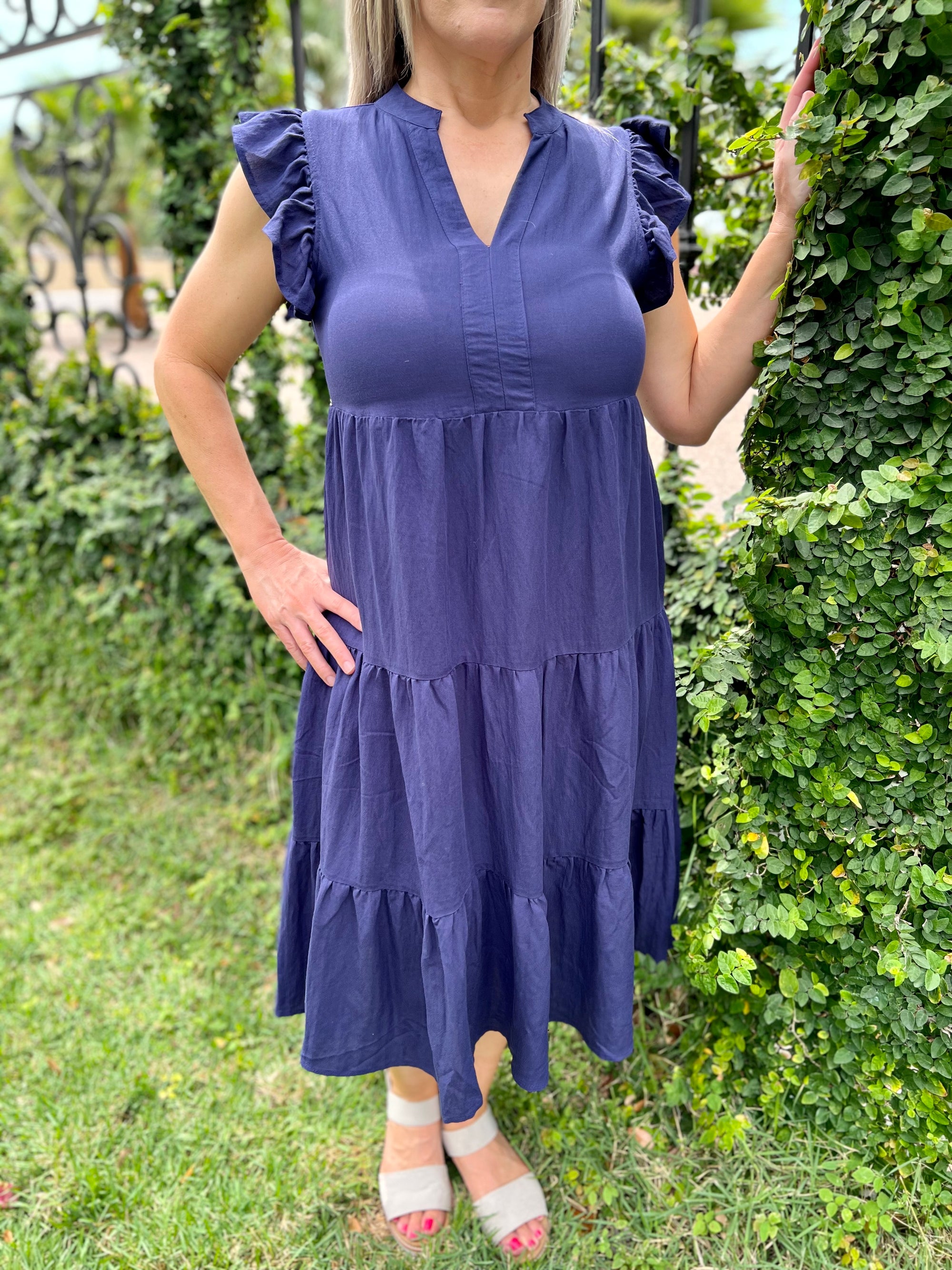 TRUE NAVY BLUE DRESS