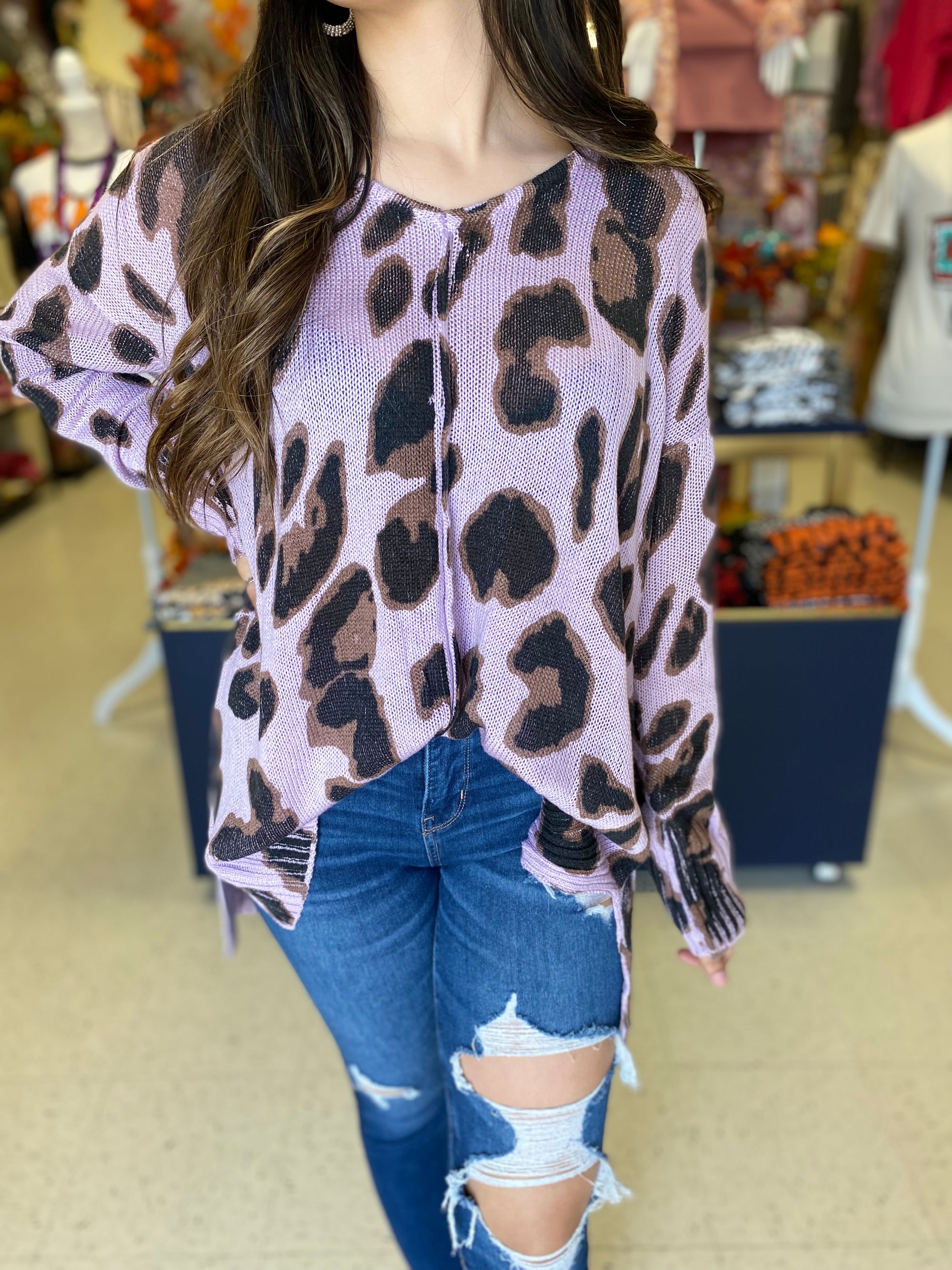 CHEETAHLICIOUS SWEATER