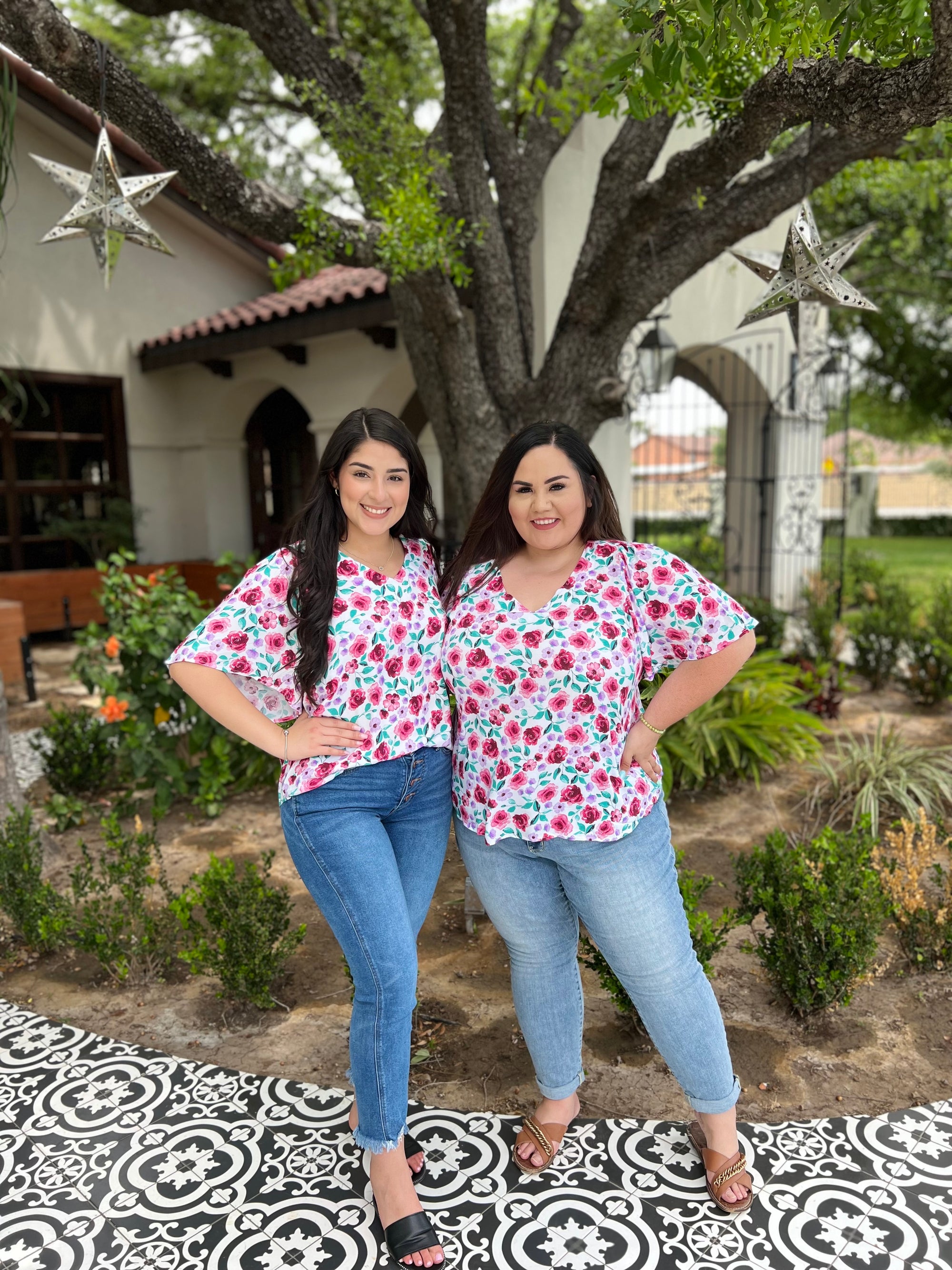 ASHLEY FLORAL TOP