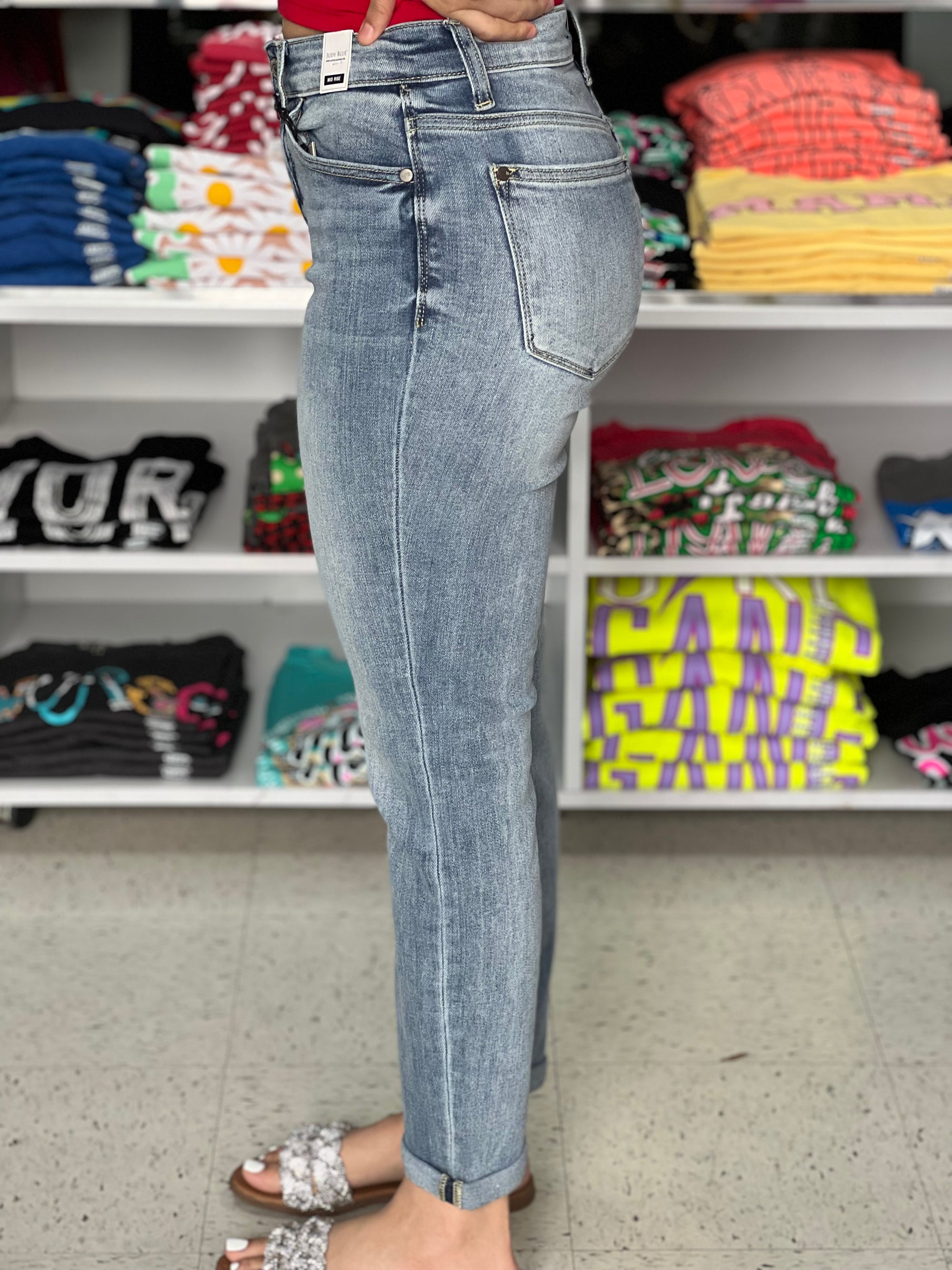 ELOISE JUDY BLUE BOYFRIEND JEANS