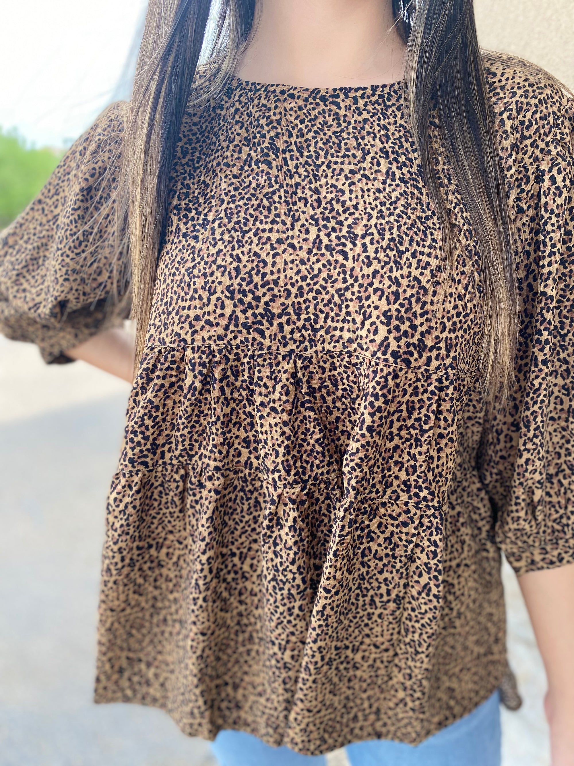 CHEETAH CRAZY TOP