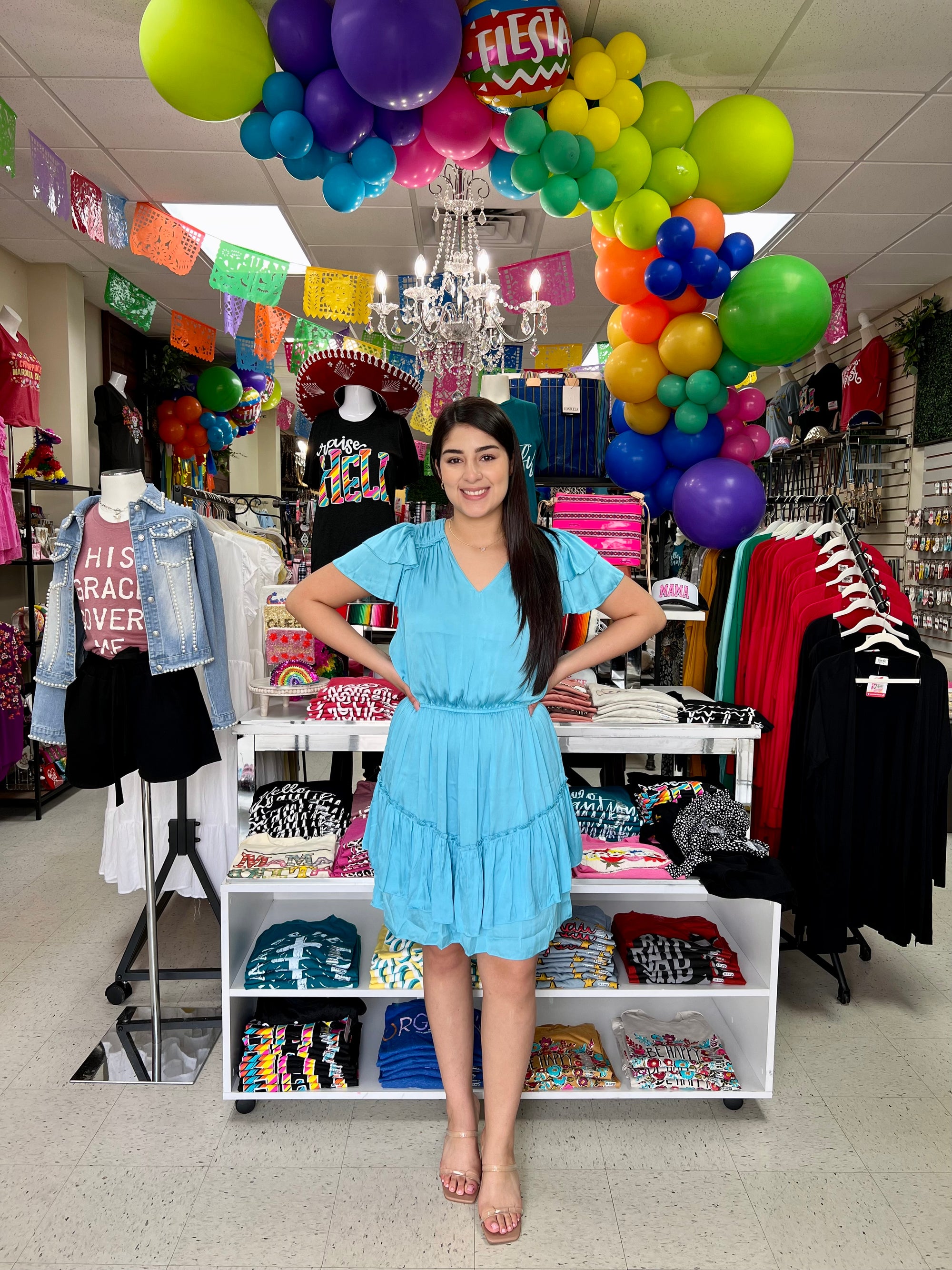 BABY BLUE DRESS