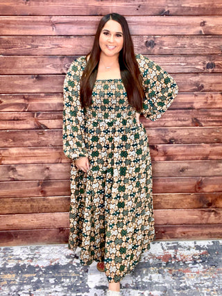 SOFT BOHO TIERED DRESS