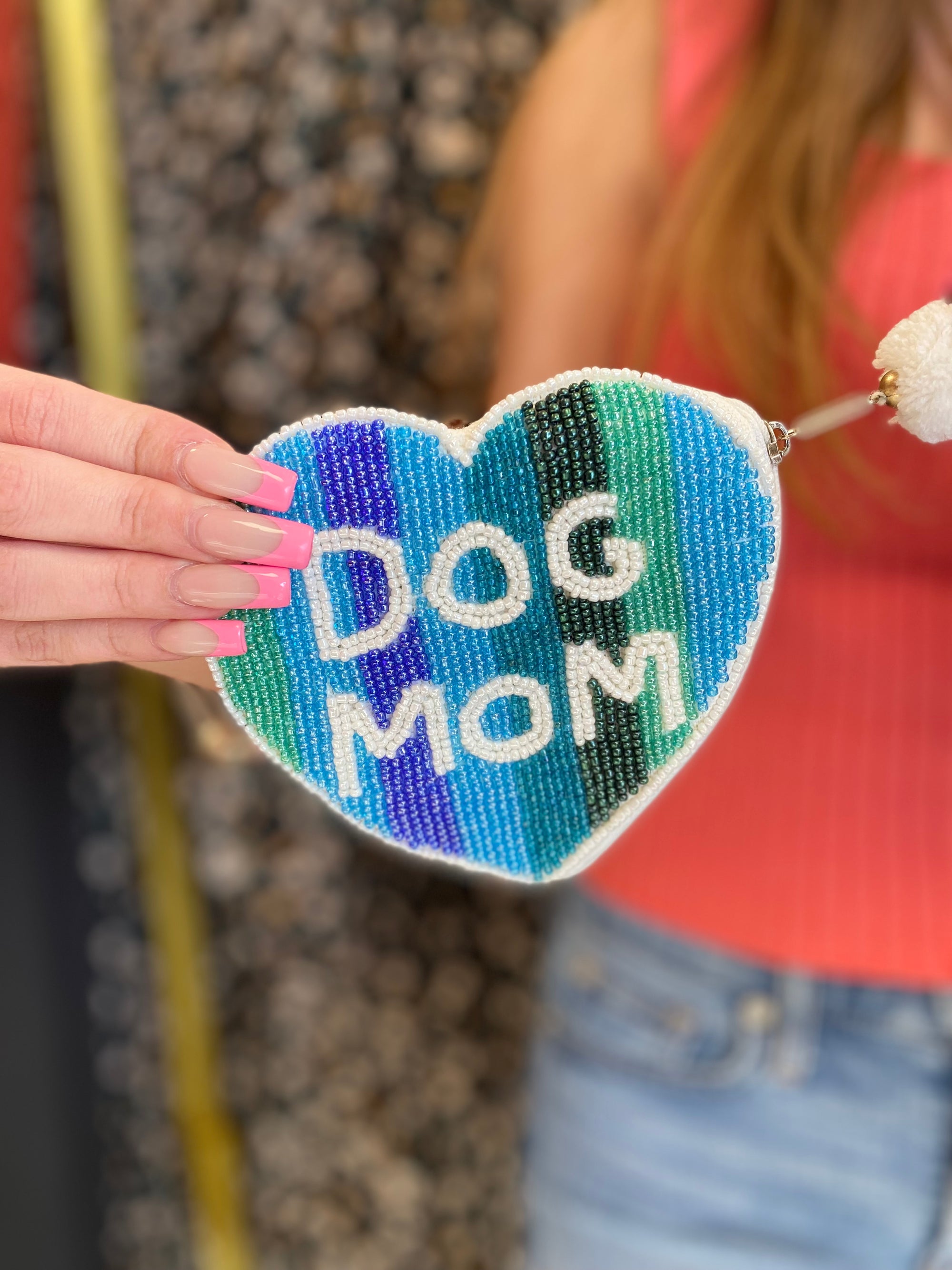 DOG MOM COIN BAG