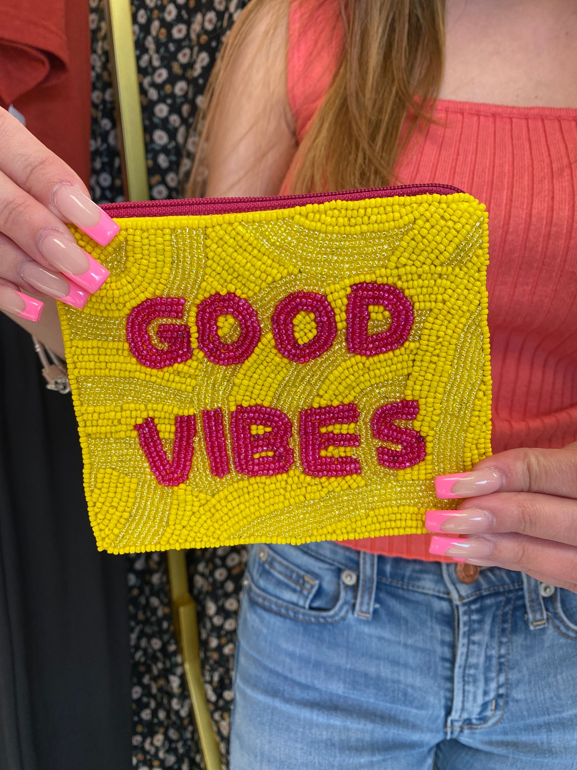 GOOD VIBES COIN BAG