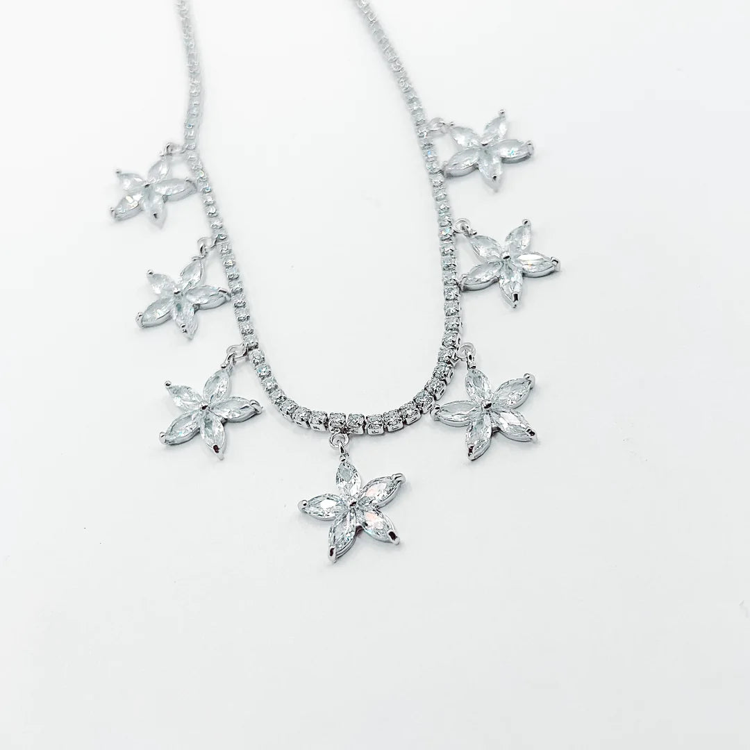 MULTI CRYSTAL STAR SILVER TREASURE JEWELS