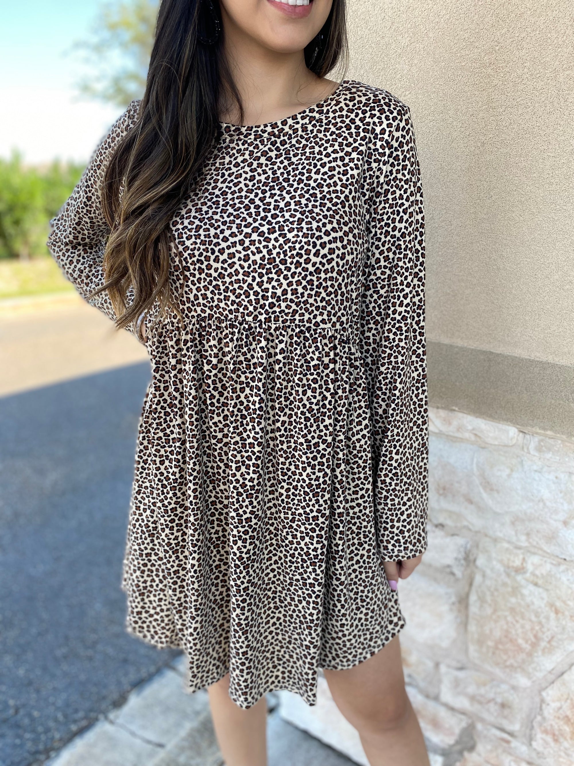 WHITNEY LEOPARD DRESS