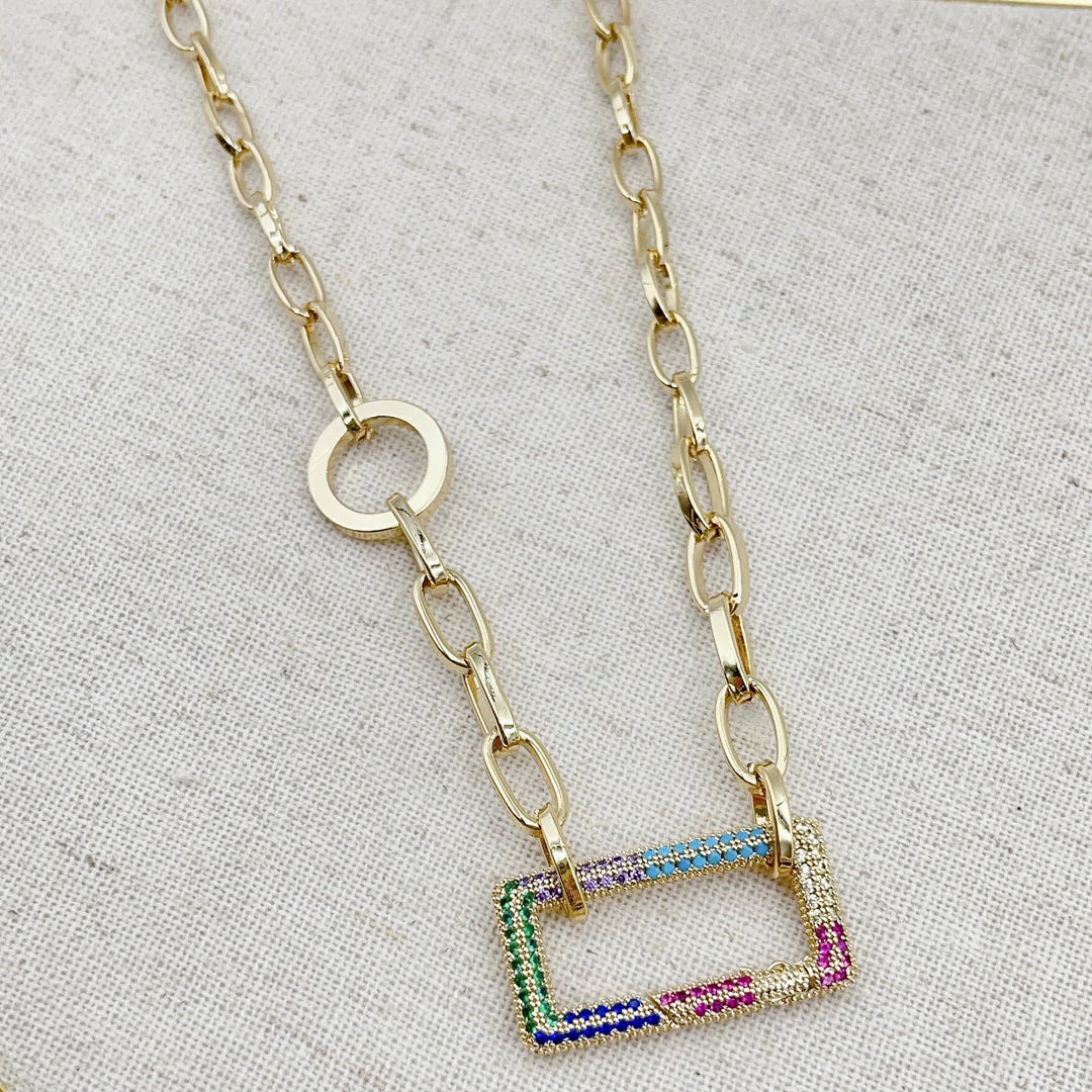 RAINBOW TARA NECKLACE TREASURE JEWELS