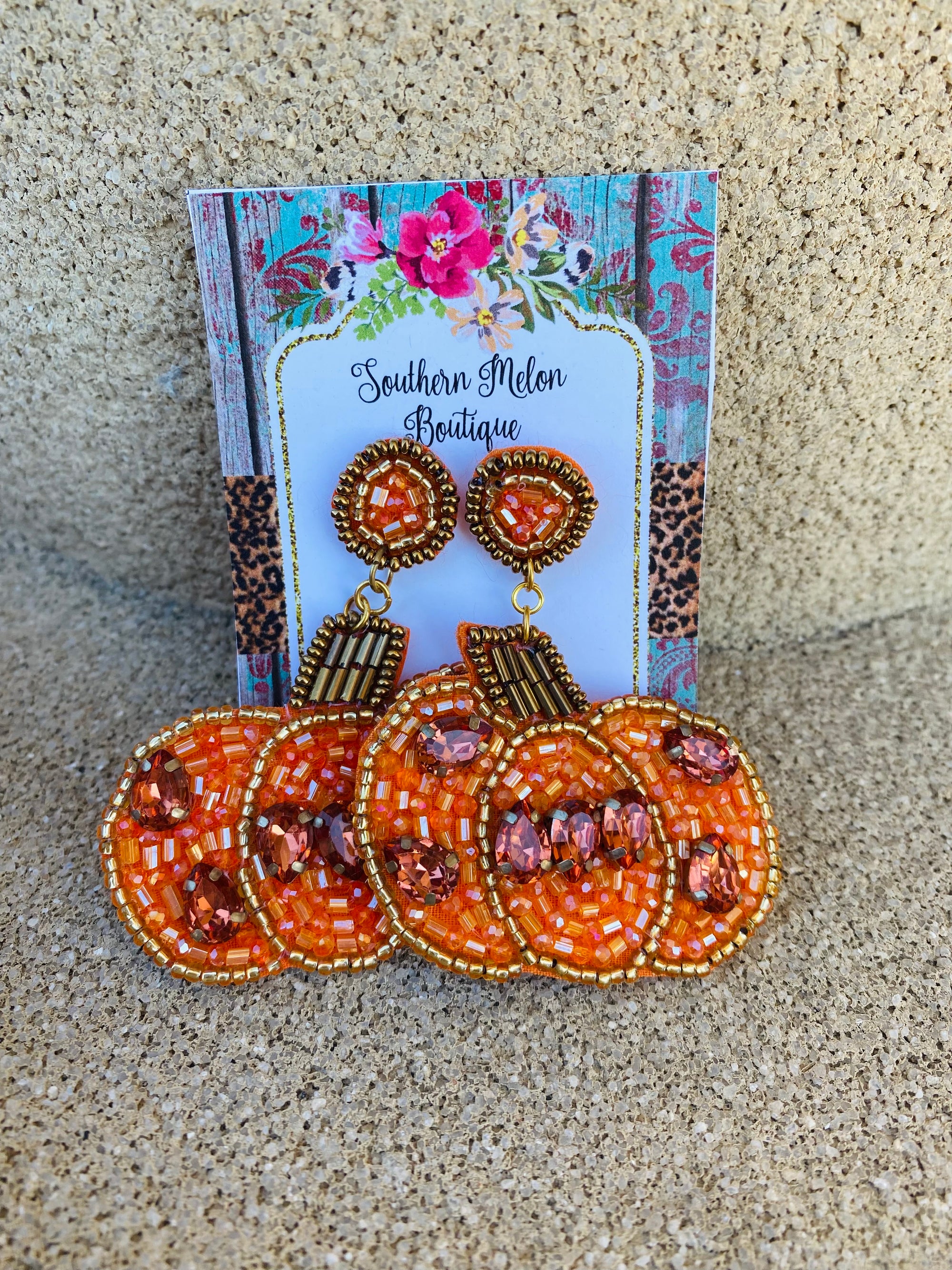 RHINESTONE PUMPKIN