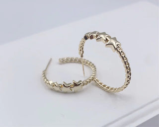 TRIPLE BRAIDED STAR GOLD TREASURE JEWELS