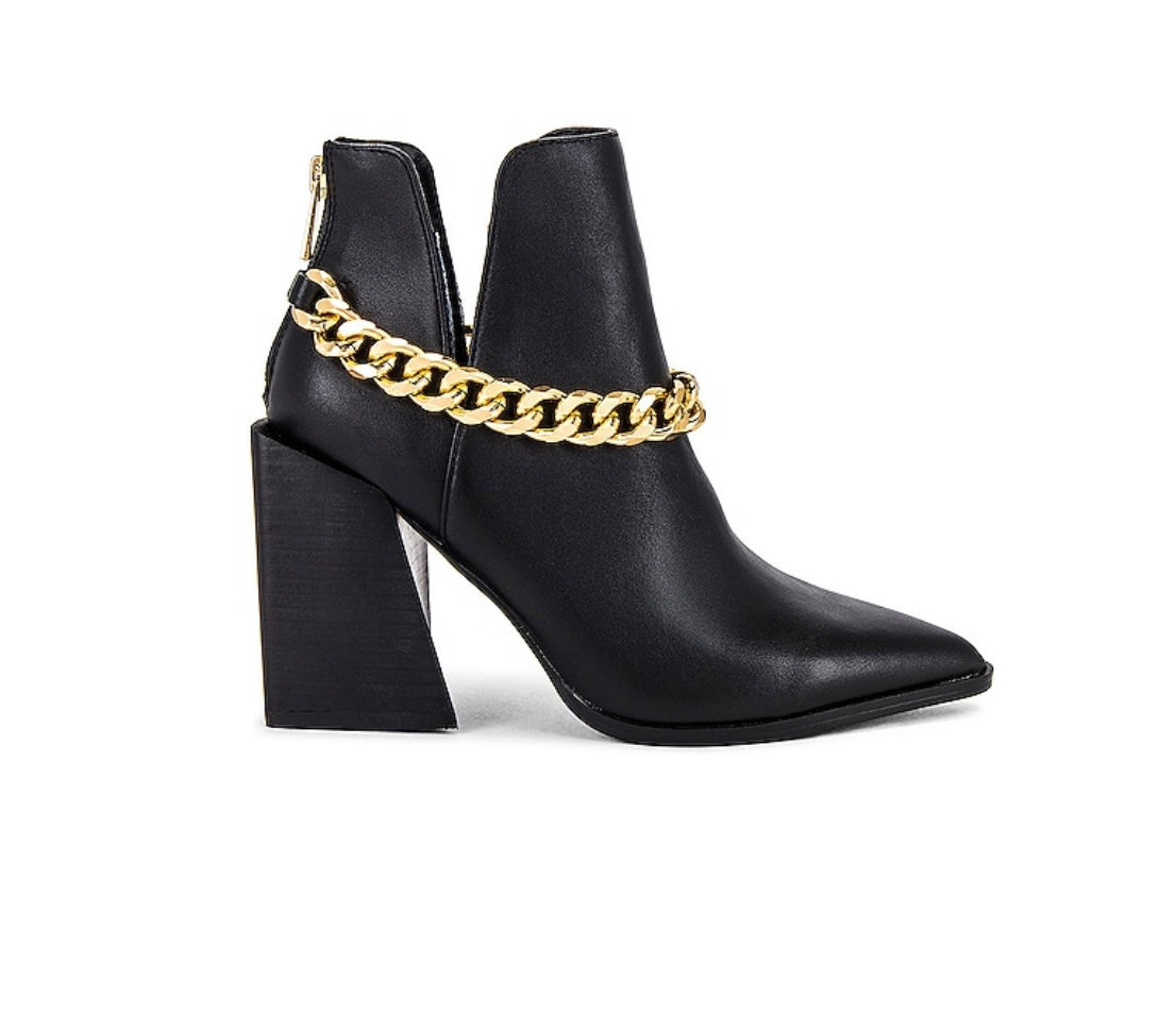 TRANQUIL BLACK LEATHER BOOT