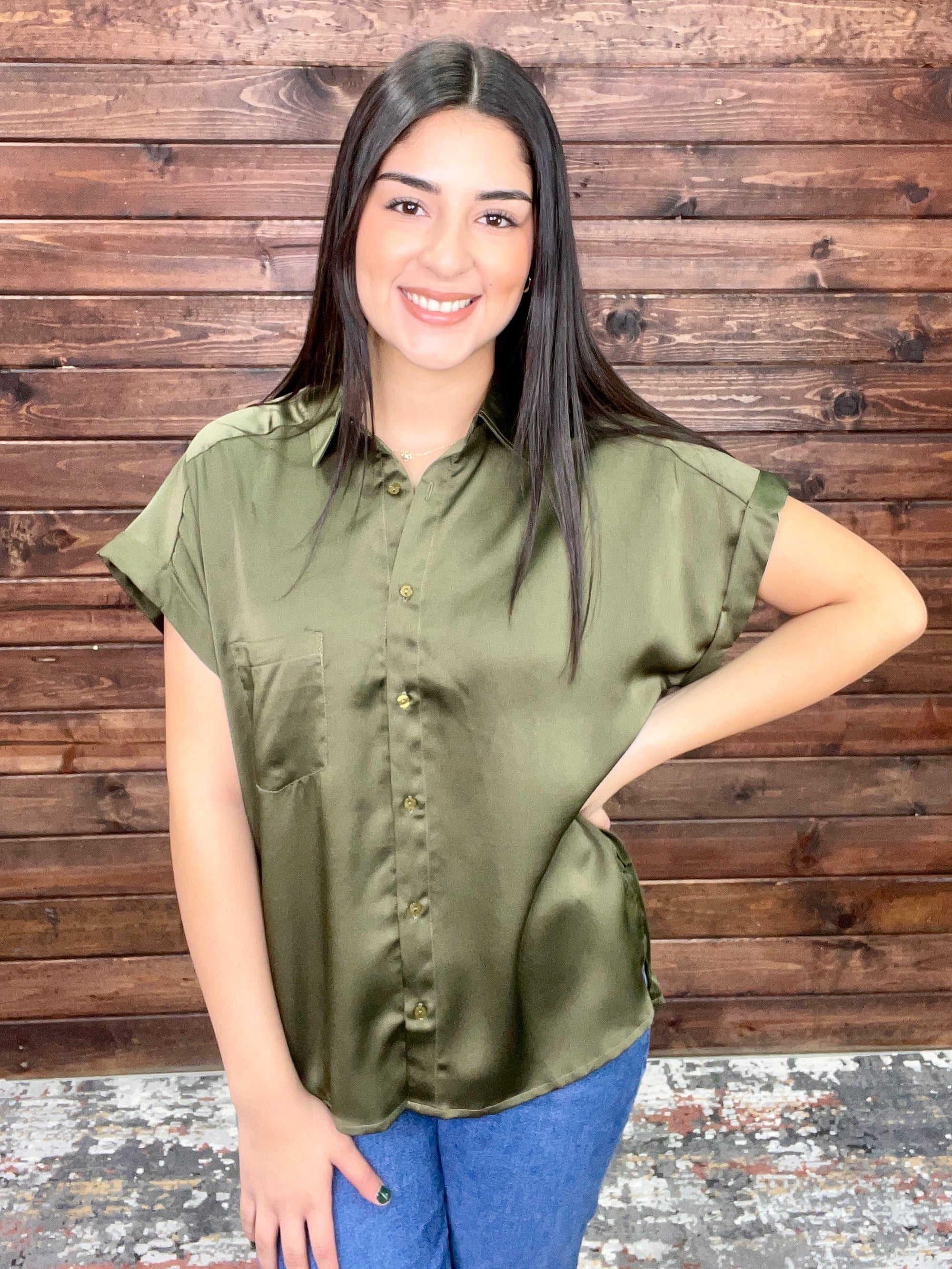 BUTABI OLIVE TOP